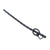 Black Ribbed  Sounding Rod