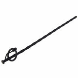 Black Ribbed  Sounding Rod