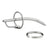 Dip It Low 5" Steel Bend Plug With Rings