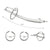 Dip It Low 5" Steel Bend Plug With Rings
