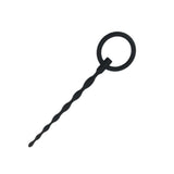 4.7" Black Ribbed  Rod