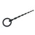 4.7" Black Ribbed  Rod