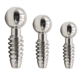 Short Hollow Steel Cum Thru Plugs