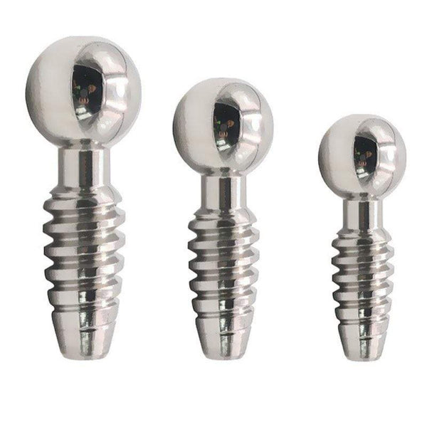 Short Hollow Steel Cum Thru Plugs