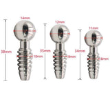 Short Hollow Steel Cum Thru Plugs