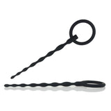 4.7" Black Ribbed  Rod